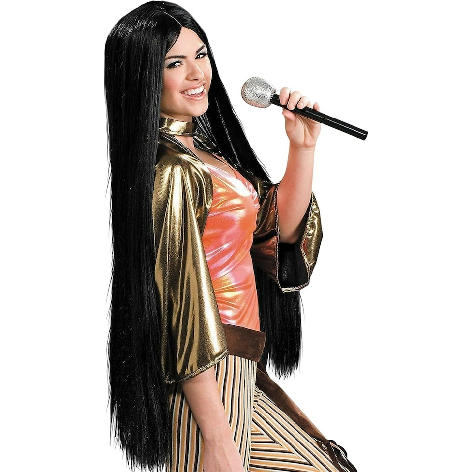 Amscan 70s Disco Turn Back Time Synthetic Fibre Wig - Multicoloured - One Size One Size