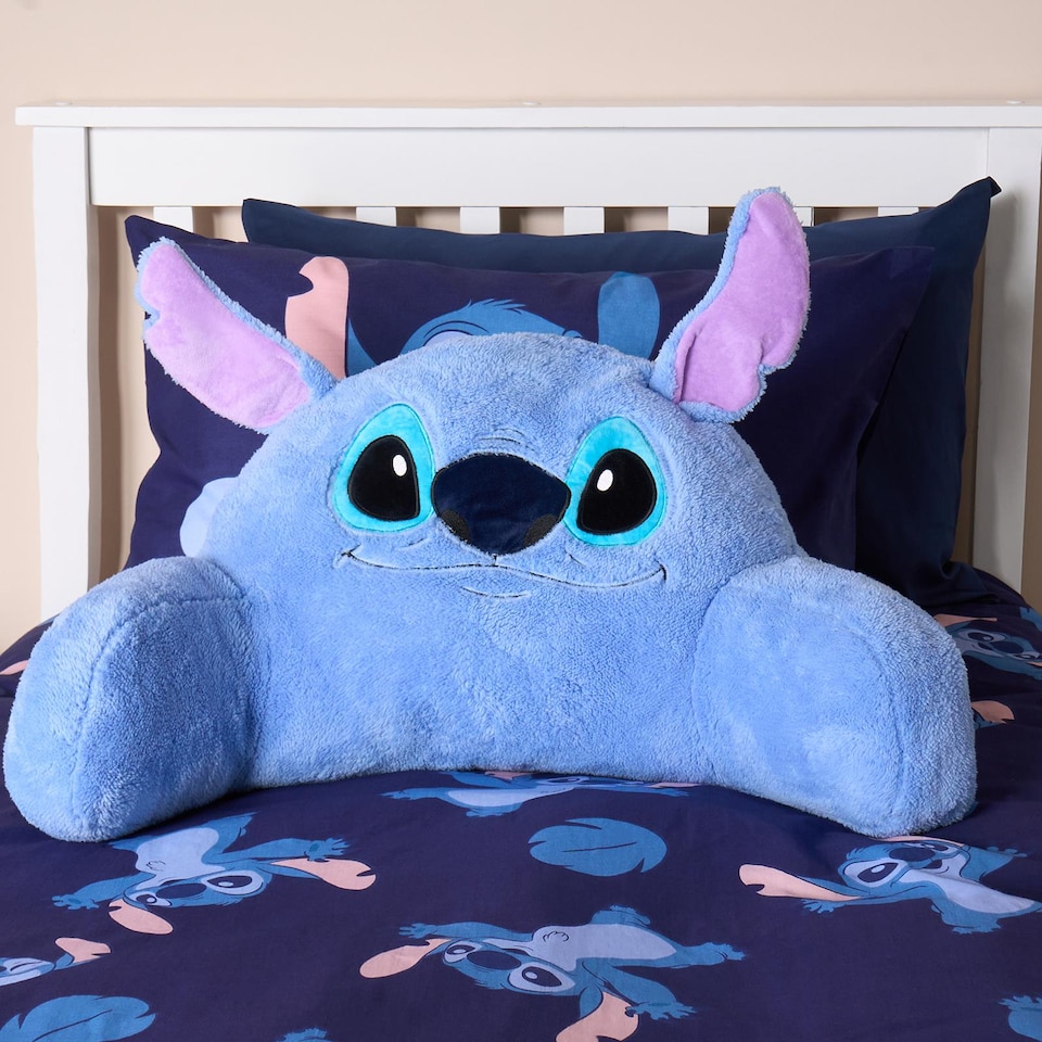 image 1 of OHS Stitch Kids Cuddle Cushion Soft Fleece Reading Pillow