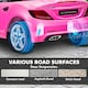 image 7 of AIYAPLAY Benz SLC 300 Licensed 12V Electric Car for Kids, Kids' Electric Ride on with Parental Remote, Music Lights, Suspension Wheels for 3-6 Years, Pink
