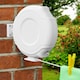 image 2 of KCT Single Wall Mountable Retractable Washing Line  - 12m White