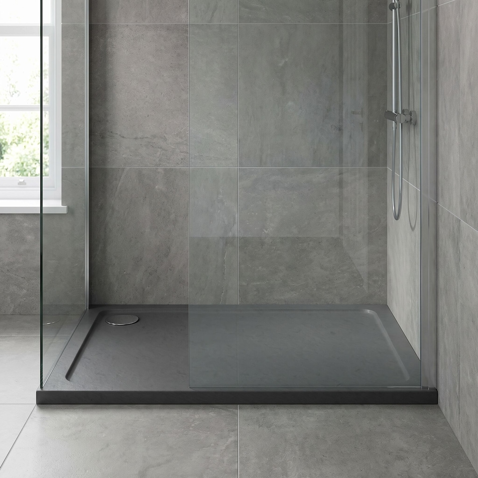 image 1 of Balterley Stone Tray 1600x800 - Slate