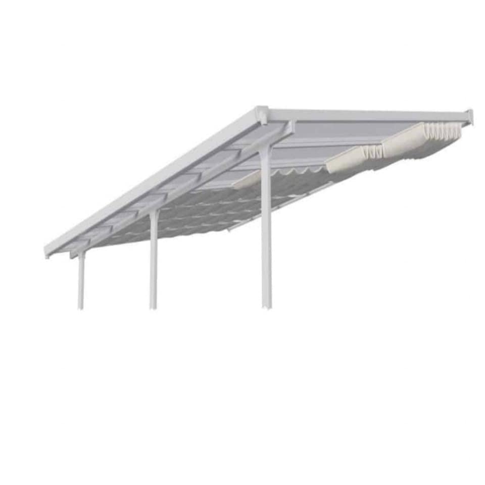 image 1 of Patio Cover Roof Blinds 3 x 3.05 - L290 x W54 cm - White White