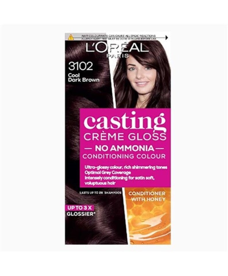 Loreal Paris Casting Creme Gloss Conditioning Color 3102 Cool Dark Brown | Brown
