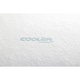 image 4 of Advanced Cooling Memory Foam Mattress Topper - 2.5cm Thick | White | Small Single
