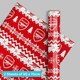 image 1 of Arsenal FC Christmas 2 Sheets & 2 Tags Gift Wrap