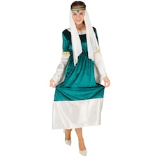 Womens Elf Princess Costume | Green | green/white | 2XL | 1