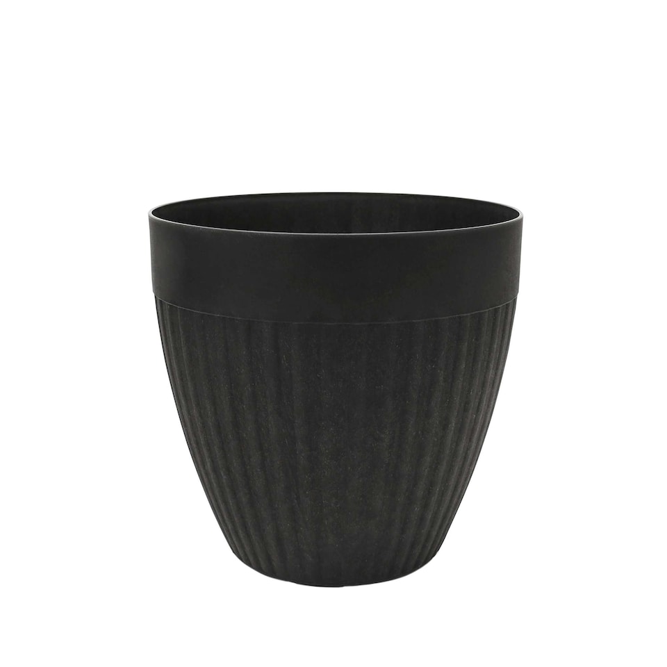 image 1 of Nicoman Madison Rib Tall Planter Non-Shed Non-Crack Indoor Outdoor Planter