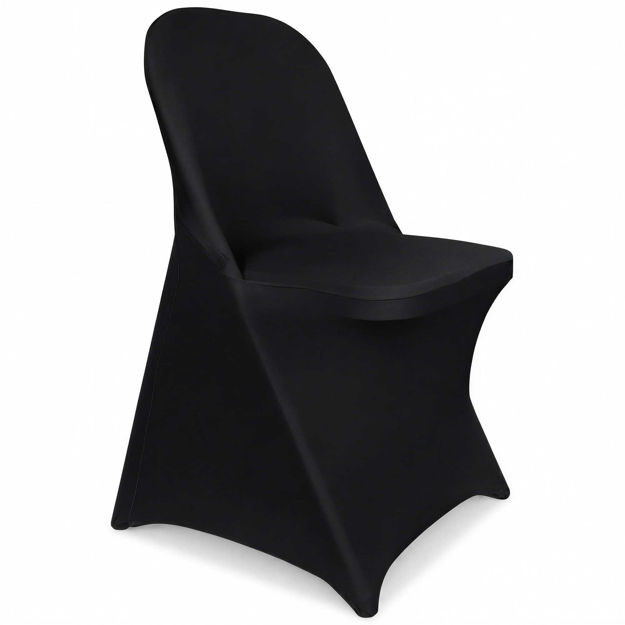 Spandex Folding Chair Covers, Wrinkle Resistant Stretch Slipcover - 1pc