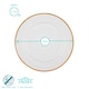 image 3 of Argon Tableware White Enamel Dinner Plates - 25.5cm - 4 Colours