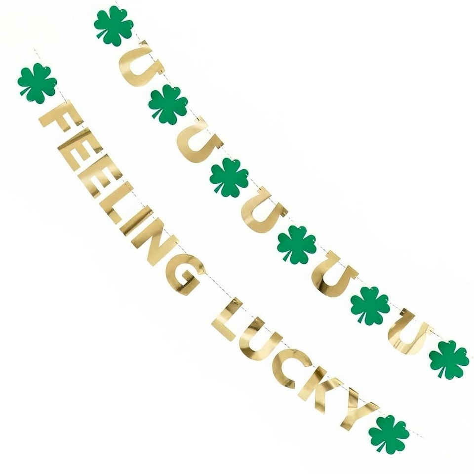 CHMNG SHMRK LKY FOIL GRLD 2PC - UNIQUE