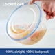 image 4 of LocknLock Round Food Containers with Lids, 5 x 700ml