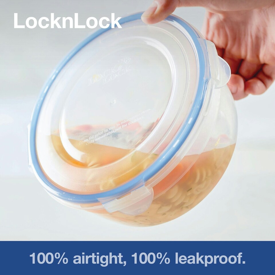 image 1 of LocknLock Round Food Containers with Lids, 5 x 700ml
