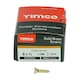 image 3 of Timco - Solid Brass Timber Screws - SLOT - Countersunk (Size 8 x 3/4 - 200 Pieces)