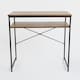 image 1 of OHS Wooden Home Office Shelving Modern Side Table Workstation Desk - Natural