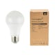 image 1 of ValueLights 2 Pack E27 White Plastic GLS LED 6W Warm White 3000K 500lm Light Bulb