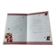 image 2 of To One I Love Floral Glitter Finished Christmas Card