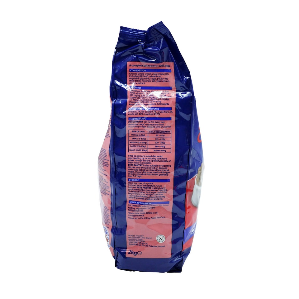 image 1 of PETS PANTRY COMPLETE MEATY CHUNK BEEF