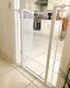 image 7 of Safetots Extra Tall Narrow Metal Safety Gate Pressure Fit, 68.5cm - 75cm, White, 104cm in Height, Extra Tall Baby Gate | White | 1
