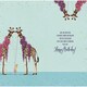image 3 of Party Giraffes Female Birthday Card