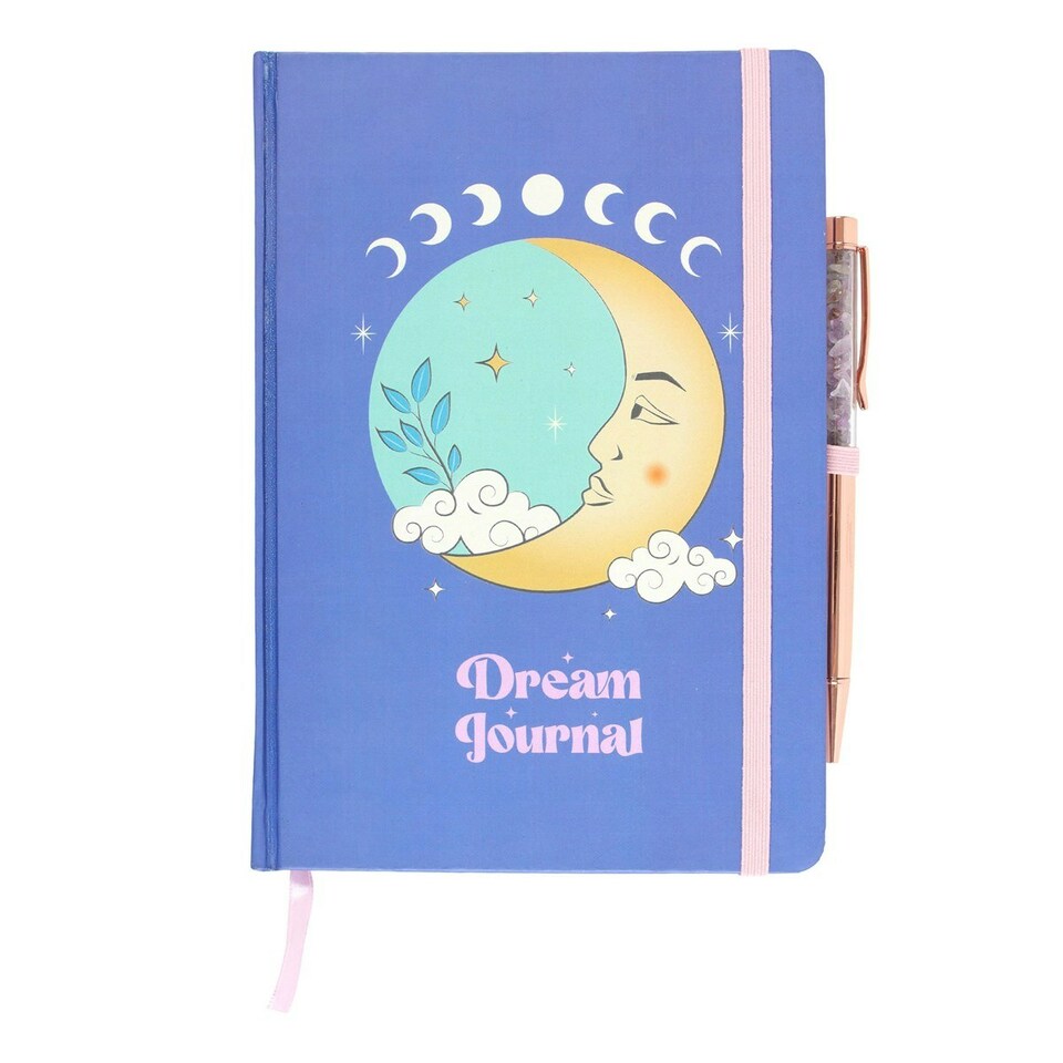 Something Different Dream Amethyst Diary And Pen Set - Blue/Yellow/Green - One Size