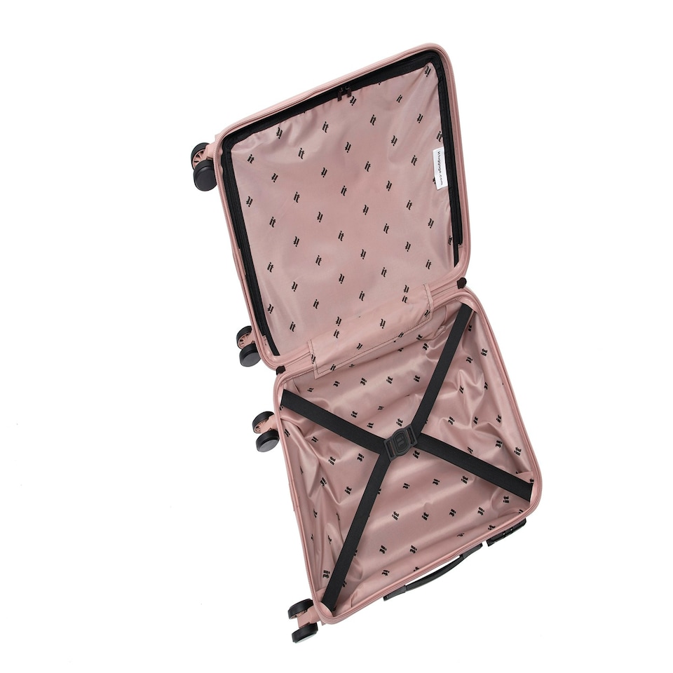 image 1 of IT Luggage Jumbo Misty Rose Cabin Suitcase with TSA Lock Pink | Cabin Bag