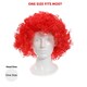 image 6 of Pack of 1 Red Curly Wig Red | One Size