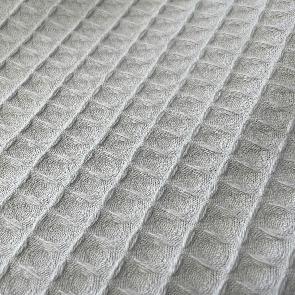 image 1 of Waffle Throw Blanket 225 x 250cm - Dove Grey