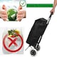 image 6 of 59L Lightweight Shopping Grocery Trolley Travel Folding Luggage Bag 2 Wheels