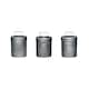 image 4 of 4pc Industrial Kitchen Storage Set with Galvanised Steel Utensil Holder and Tea, Coffee & Sugar Metal Storage Canisters