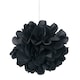 image 1 of Pack of 3 Black Mini Puff Tissue Decorations