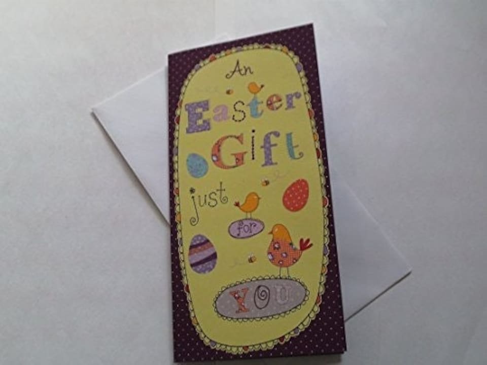 image 1 of Easter Money Wallet Open Gift Greeting Card Present