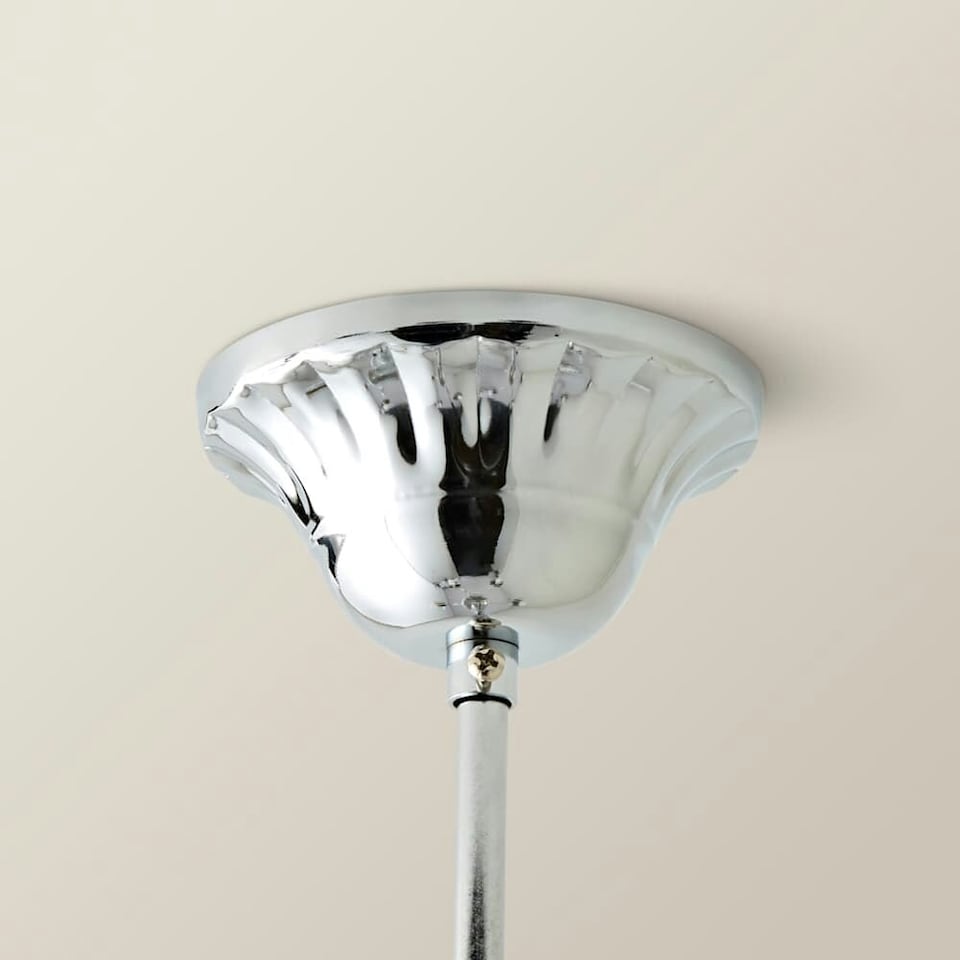 image 1 of ValueLights Traditional 5 Way Chrome Flemish Style Ceiling Light Chandelier Fitting | Chrome