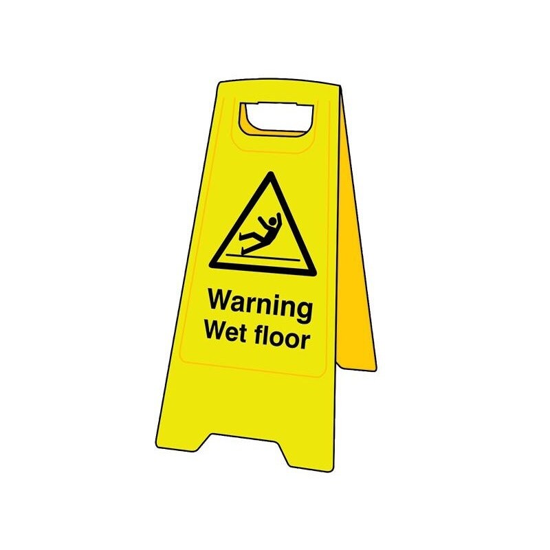 Scan Warning Wet Floor - Heavy Duty 'a' Board - Multi Colour - One Size