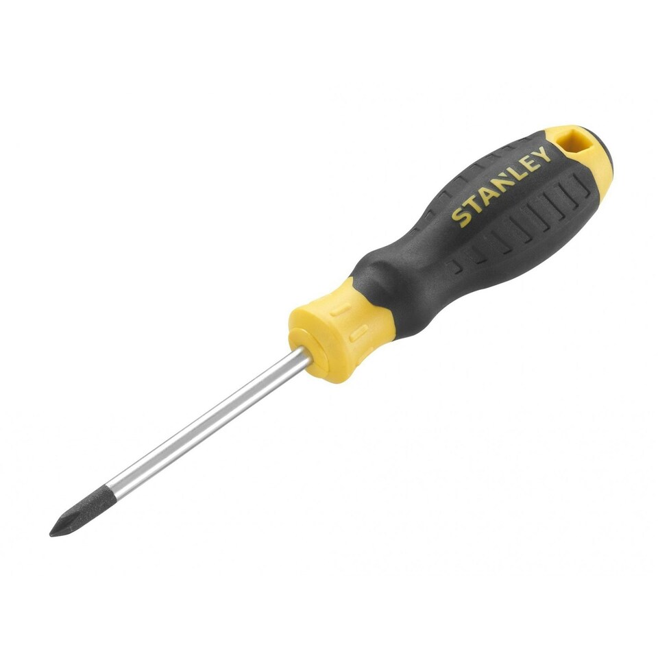 image 1 of Stanley Hand Tools Cushion Grip Screwdrivers, Phillips Tip - Multi Colour - PH1 x 75mm