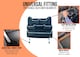 image 5 of Rear Double Seat Storage Organiser - Orange