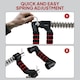 image 6 of SPORTNOW Chest Expander with 10-50kg Adjustable Resistance for Men, Women