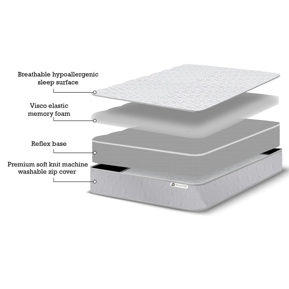 image 1 of Pureflex Memory Foam Mattress - 12 inch - Super King - Orthopedic