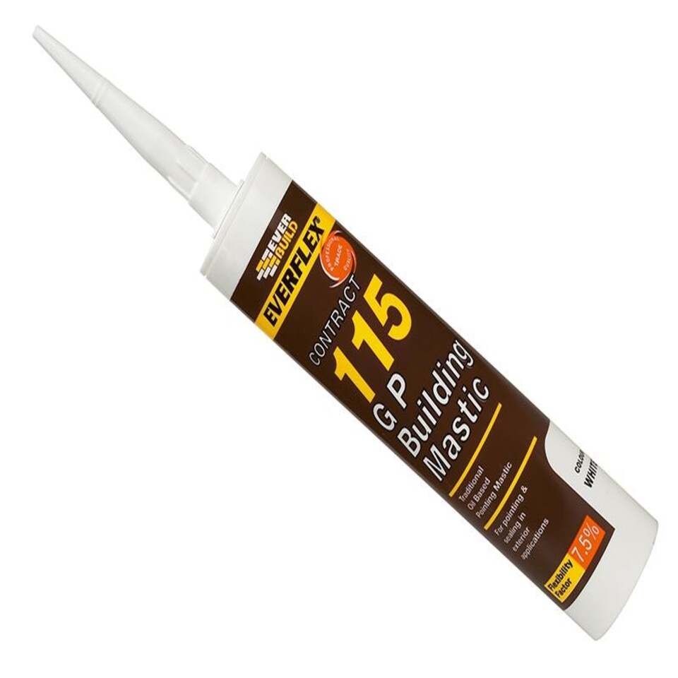 image 1 of Everbuild Sika - Everflex 115 General Purpose Building Mastic Grey 285ml