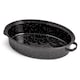 image 6 of VonShef Enamel Roaster with Lid, Self-Basting, Non-Stick Steel Roasting Tin