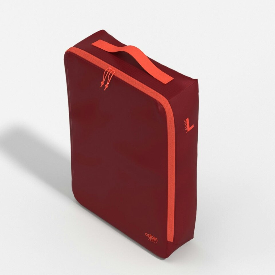 image 1 of CabinZero Ultralight Packing Cube (Large), Lightweight Travel Organizer | Red | FIESTA RED