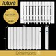 image 5 of Futura 1800W Electric Oil Filled Wall Radiator White