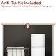 image 5 of Bath Vida Priano 1 Door 2 Shelf Tall Bathroom Cabient, Grey & Oak