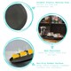 image 2 of Argon Tableware Oval Non-Slip Serving Tray - 73.5cm x 60cm - Black Black