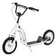 image 1 of HOMCOM Kids Stunt Scooter with 12" Rubber Tyres, Adjustable Handlebar, White