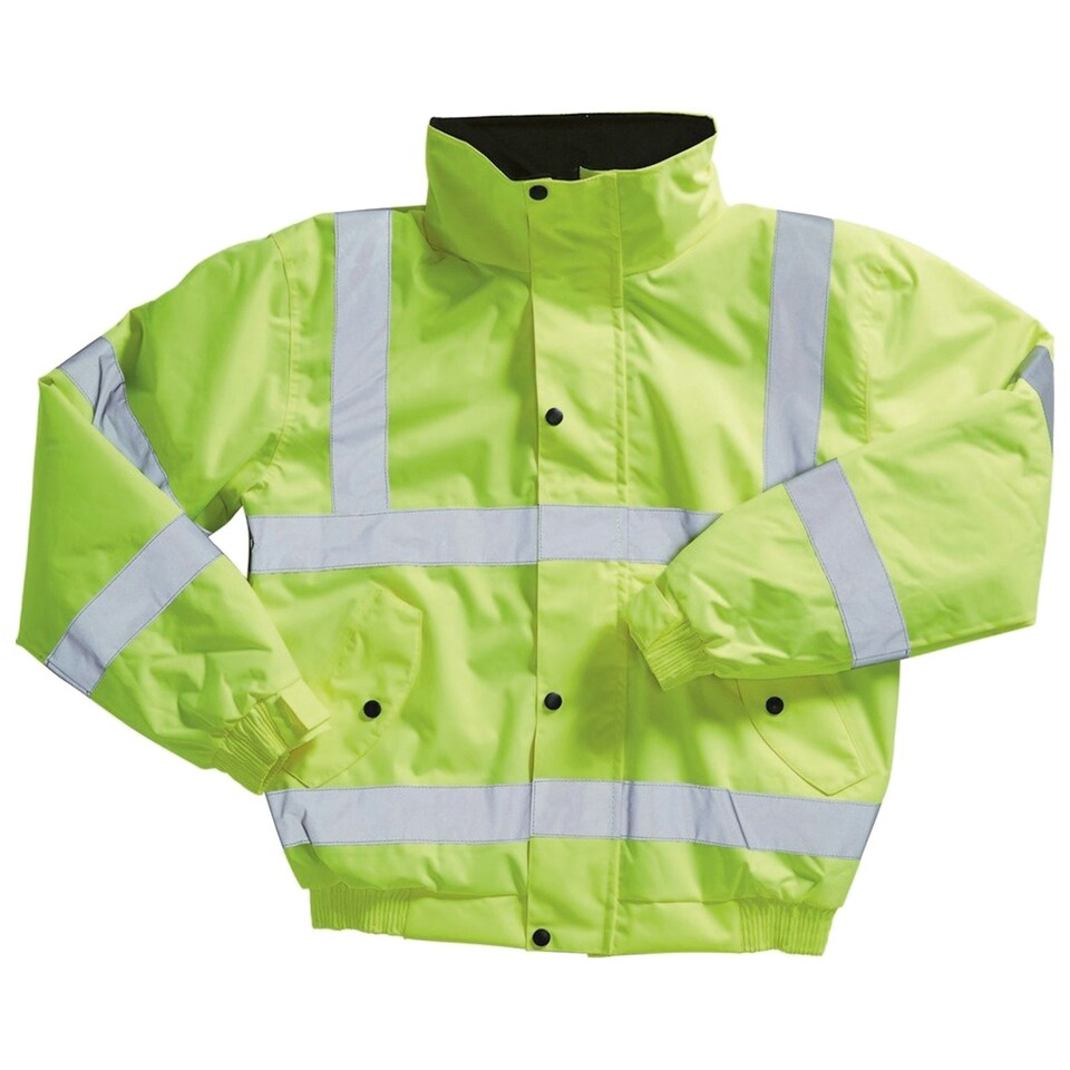 Blackrock Adults Hi-Vis Bomber Jacket - Yellow - Xlarge