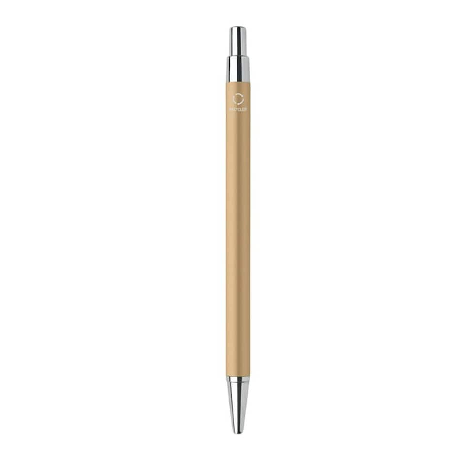 image 1 of MidOcean Dana Recycled Aluminium Ballpoint Pen - Gold - 14cm x 0.8cm