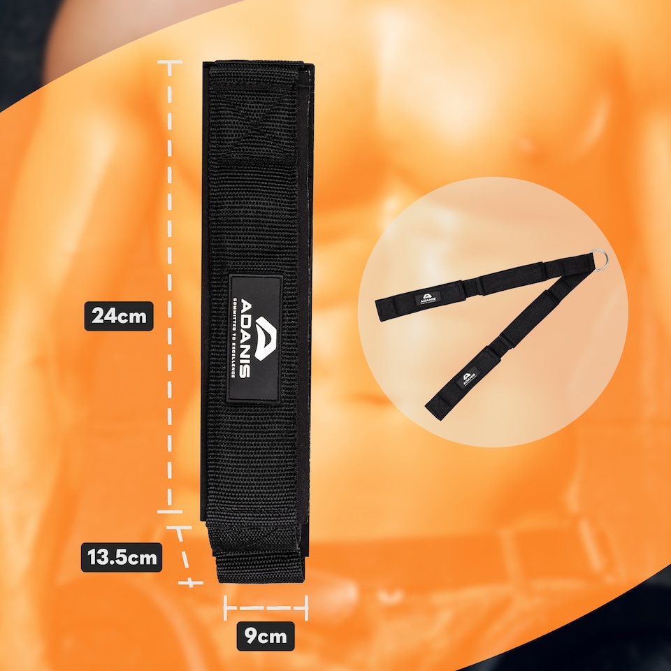 image 1 of Adanis Triceps Rope Cable Attachment, Padded Non-Slip Grip