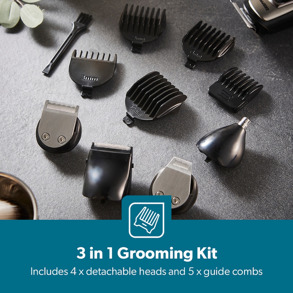 image 1 of GEEPAS 11-in-1 Rechargeable Multi Grooming Kit