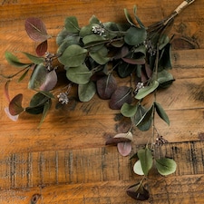 Hill Interiors Eucalyptus Artificial Flower - Green - 76cm x 26cm x 26cm