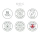 image 7 of MHG Living 15 Tog Winter Striped Duvet|Anti-Allergy Hypoallergenic Hollowfibre Quilt-King